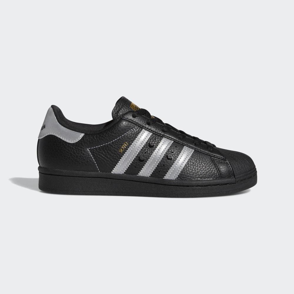 Adidas Women's Superstar ADV x Soto Skate Shoes Black/Silver Metal/Gold Metal Ireland FW2021